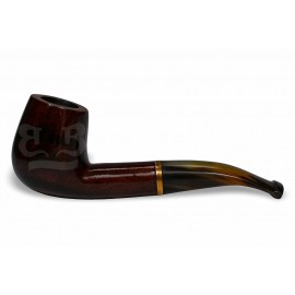 Cachimbo Bertoldi Elite Dourado Bordô com Filtro Permanente